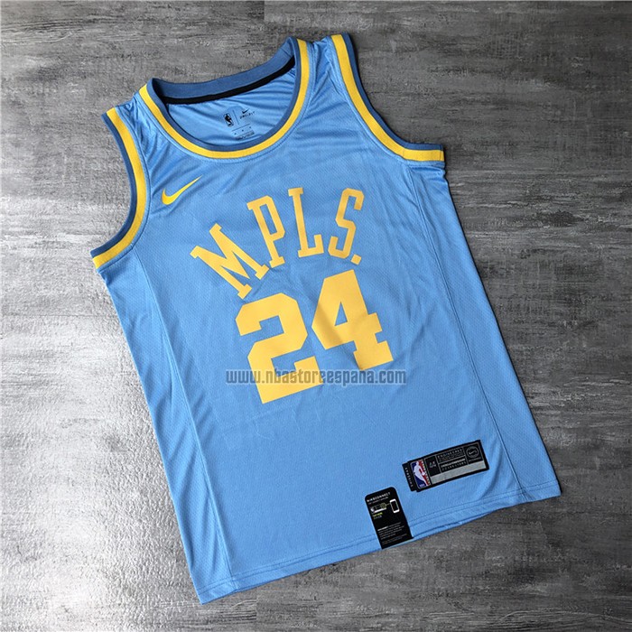 Camiseta Los Angeles Lakers Kobe Bryant NO 8 Classic 2017-18 Azul